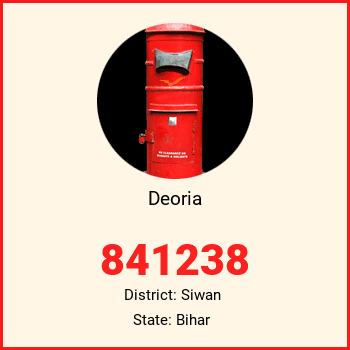 Deoria pin code, district Siwan in Bihar