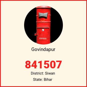 Govindapur pin code, district Siwan in Bihar