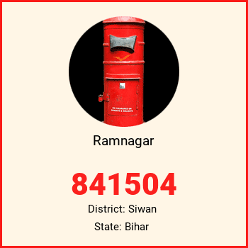 Ramnagar pin code, district Siwan in Bihar