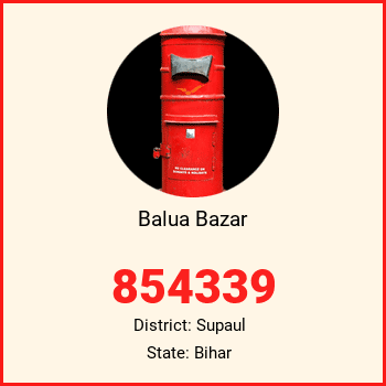 Balua Bazar pin code, district Supaul in Bihar