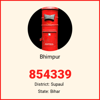 Bhimpur pin code, district Supaul in Bihar