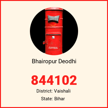Bhairopur Deodhi pin code, district Vaishali in Bihar