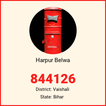 Harpur Belwa pin code, district Vaishali in Bihar