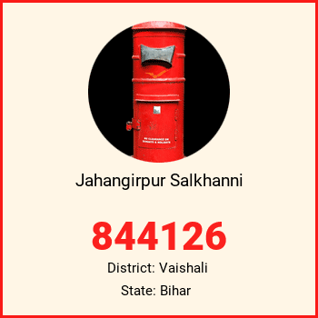 Jahangirpur Salkhanni pin code, district Vaishali in Bihar