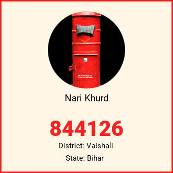 Nari Khurd pin code, district Vaishali in Bihar