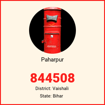Paharpur pin code, district Vaishali in Bihar