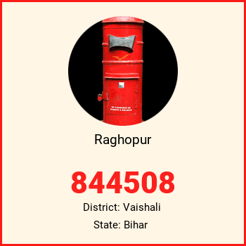 Raghopur pin code, district Vaishali in Bihar