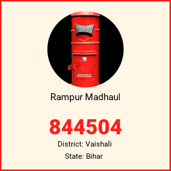 Rampur Madhaul pin code, district Vaishali in Bihar