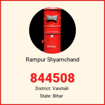Rampur Shyamchand pin code, district Vaishali in Bihar