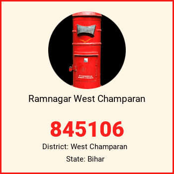 Ramnagar West Champaran pin code, district West Champaran in Bihar