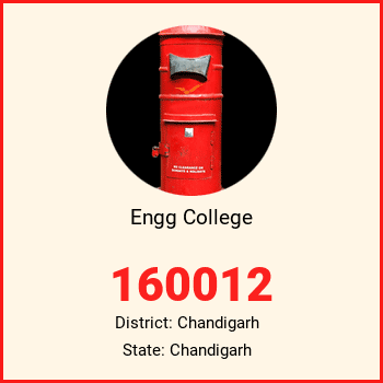 Engg College pin code, district Chandigarh in Chandigarh
