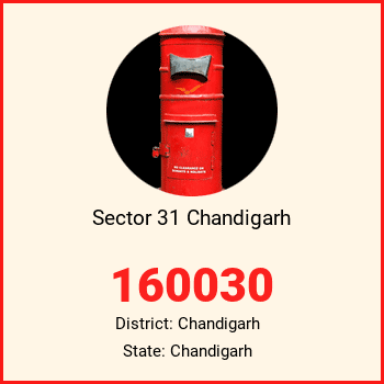 Sector 31 Chandigarh pin code, district Chandigarh in Chandigarh