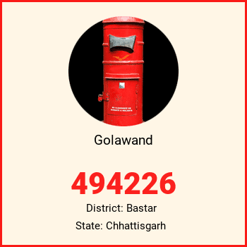 Golawand pin code, district Bastar in Chhattisgarh