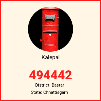 Kalepal pin code, district Bastar in Chhattisgarh