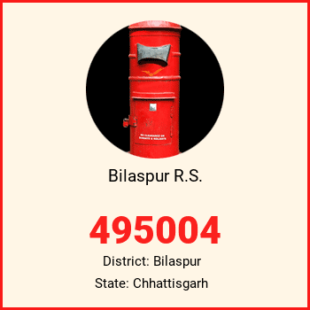 Bilaspur R.S. pin code, district Bilaspur in Chhattisgarh