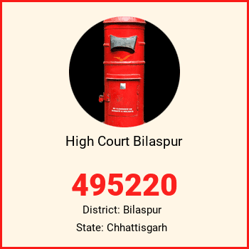 High Court Bilaspur pin code, district Bilaspur in Chhattisgarh