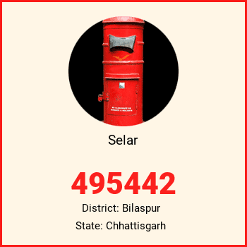 Selar pin code, district Bilaspur in Chhattisgarh