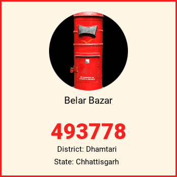Belar Bazar pin code, district Dhamtari in Chhattisgarh