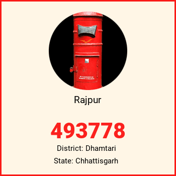 Rajpur pin code, district Dhamtari in Chhattisgarh
