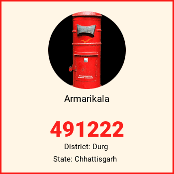 Armarikala pin code, district Durg in Chhattisgarh