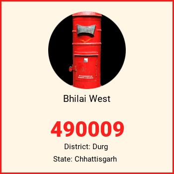 Bhilai West pin code, district Durg in Chhattisgarh