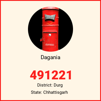 Dagania pin code, district Durg in Chhattisgarh