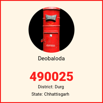 Deobaloda pin code, district Durg in Chhattisgarh
