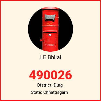 I E Bhilai pin code, district Durg in Chhattisgarh
