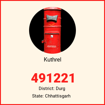 Kuthrel pin code, district Durg in Chhattisgarh
