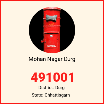 Mohan Nagar Durg pin code, district Durg in Chhattisgarh