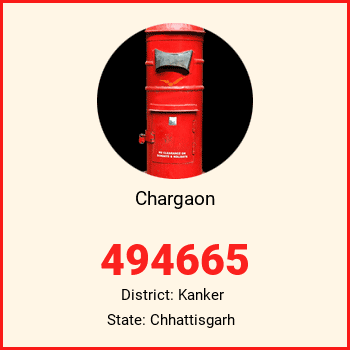 Chargaon pin code, district Kanker in Chhattisgarh