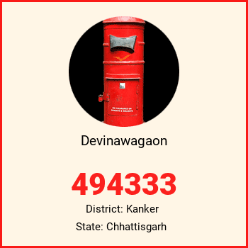 Devinawagaon pin code, district Kanker in Chhattisgarh