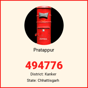 Pratappur pin code, district Kanker in Chhattisgarh