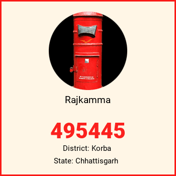 Rajkamma pin code, district Korba in Chhattisgarh