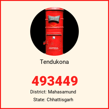Tendukona pin code, district Mahasamund in Chhattisgarh