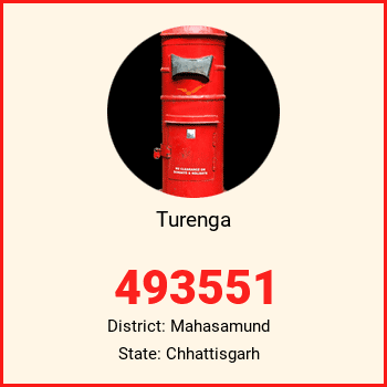 Turenga pin code, district Mahasamund in Chhattisgarh