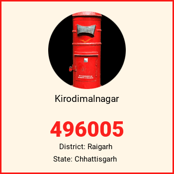 Kirodimalnagar pin code, district Raigarh in Chhattisgarh