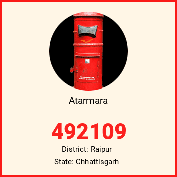 Atarmara pin code, district Raipur in Chhattisgarh