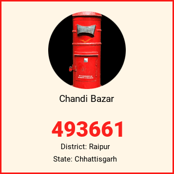 Chandi Bazar pin code, district Raipur in Chhattisgarh