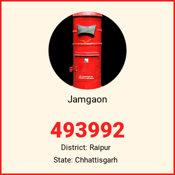 Jamgaon pin code, district Raipur in Chhattisgarh