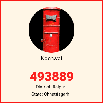 Kochwai pin code, district Raipur in Chhattisgarh