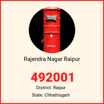 Rajendra Nagar Raipur pin code, district Raipur in Chhattisgarh
