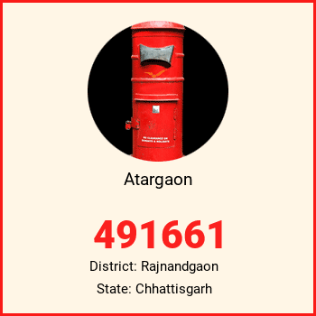 Atargaon pin code, district Rajnandgaon in Chhattisgarh