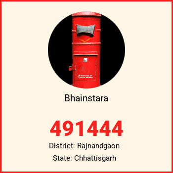 Bhainstara pin code, district Rajnandgaon in Chhattisgarh