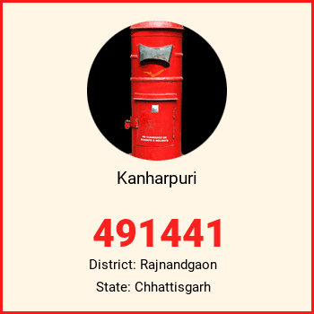Kanharpuri pin code, district Rajnandgaon in Chhattisgarh