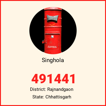 Singhola pin code, district Rajnandgaon in Chhattisgarh