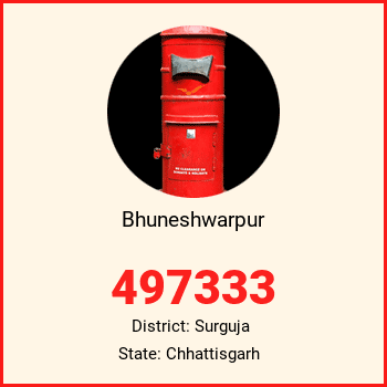 Bhuneshwarpur pin code, district Surguja in Chhattisgarh