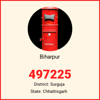 Biharpur pin code, district Surguja in Chhattisgarh