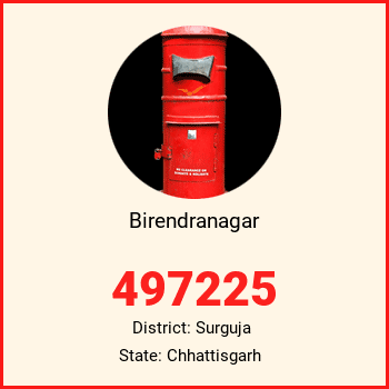Birendranagar pin code, district Surguja in Chhattisgarh
