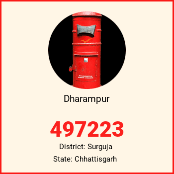 Dharampur pin code, district Surguja in Chhattisgarh
